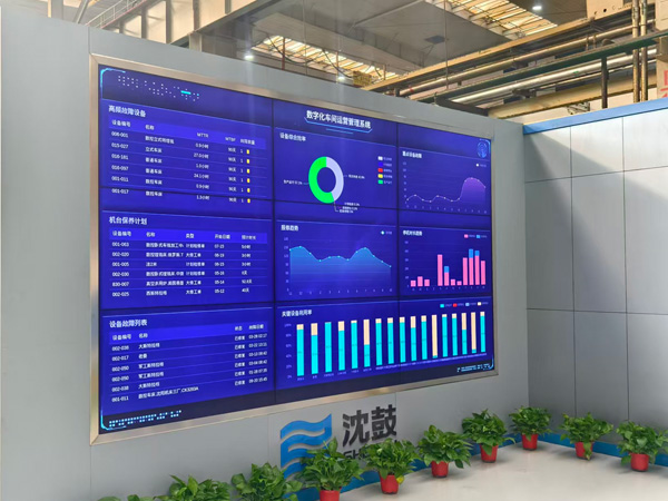 辽宁某集团企业车间看板